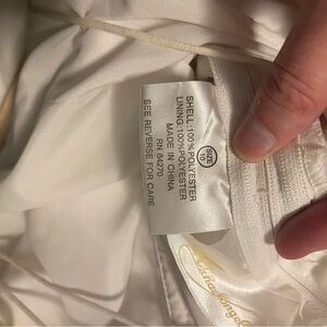 Simple A-line wedding dress